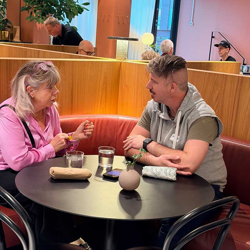 Sivan Jansson och Patrik Mossberg